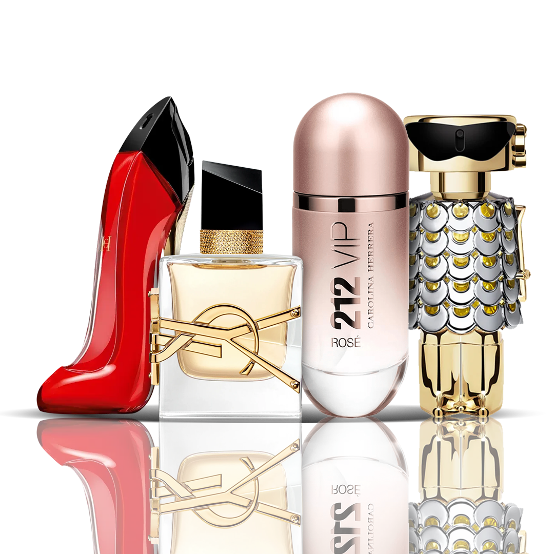 Set 4 Profumi - Very Good Girl + Libre + 212 VIP Rose + Fame 100ML