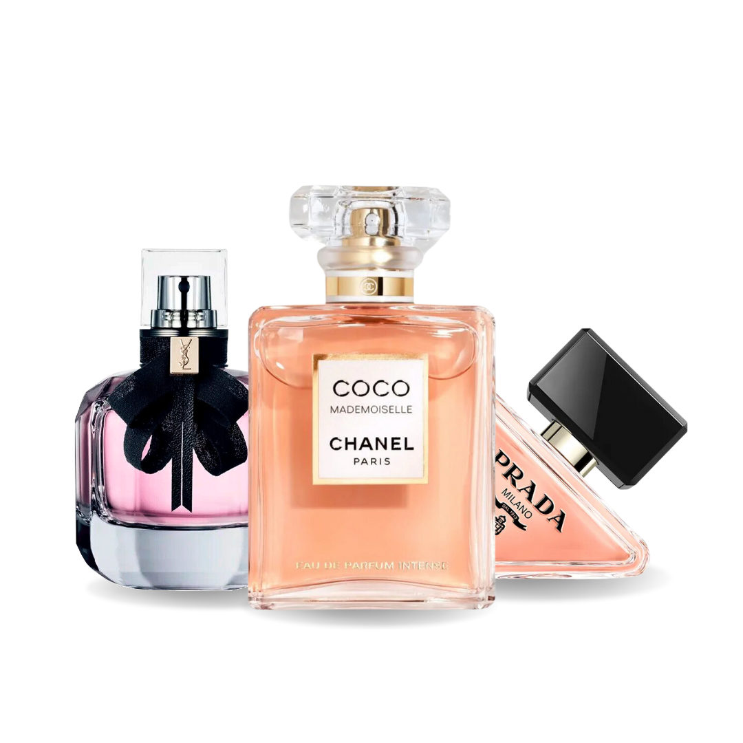 Set 3 Profumi Prada PARADOXE, COCO MADEMOISELLE e MON PARIS 100ml.