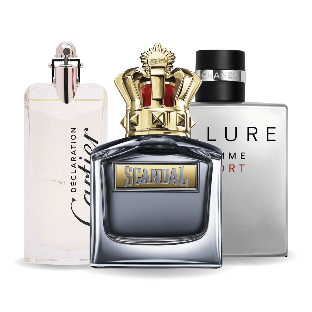 Set 3 Profumi Allure Homme Sport, Jean Paul Gaultier Scandal, Cartier Declaration 100ml