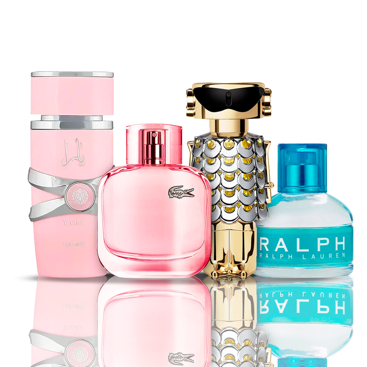 Set 4 Profumi - Fame + Yara + Lacoste Sparkling + Ralph Lauren 100ML